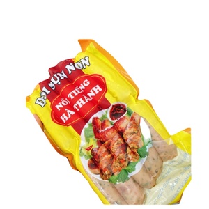 Bolsas de sellado al vacío de grado alimenticio, fabricante de Vietnam, 3 lados, Impresión de logotipo personalizado, superficie de huecograbado, manejo a prueba de humedad - Product Image 6