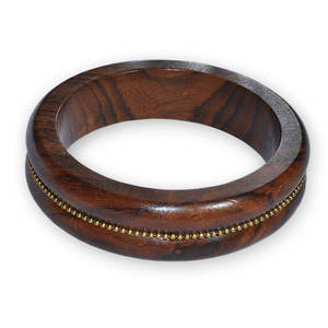 Decoraciones Cuentas de madera Servilleteros Juego de 6 Cuentas de granja Anillo de servilleta de madera bohemio Artículos decorativos rústicos - Product Image 4