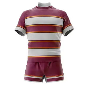 Servicio OEM gran oferta uniforme de Rugby de sublimación de secado rápido para hombres uniforme de Rugby sublimado equipo Jersey uniformes de Rugby - Product Image 6