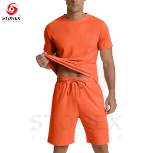 2025 New Tracksuits for Men 2 Piece Sports Plus Size Custom Tracksuit Jogger Gym Two Piece Shorts <b>Sets</b> For Men - Product Image 1