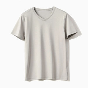 2025 nouveauté séchage rapide doux coton tissu col rond impression numérique chemises surdimensionné boxy t-shirt - Product Image 4