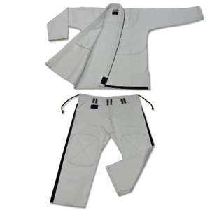 Kimono de Jiu-Jitsu unisexe Premium 100% coton, Gi d'entraînement, ajustement confortable, coutures renforcées, logo frontal pour des séances d'entraînement intenses - Product Image 3