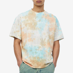 Diseña tus propias camisetas tie dye a precio mayorista, servicio OEM, fabricante, MOQ bajo, camisetas tie dye para hombre - Product Image 1