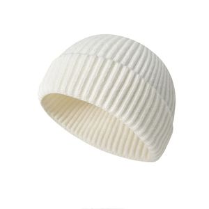 Gorro de punto de invierno, gorro de calavera de mezcla de lana acanalada cálida para hombres y mujeres, gorro de calle de color personalizado para el Norte - Product Image 5