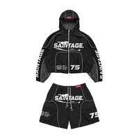 Ensemble coupe-vent personnalisé 2026 pour hommes et femmes – Short et veste en nylon