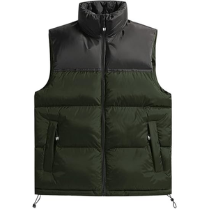 Veste gilet en coton respirant pour hommes vestes sur mesure manches moins doudounes - Product Image 6