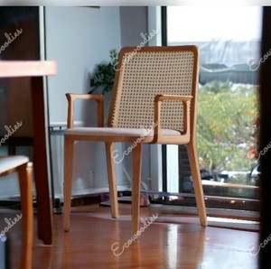 Estudio multiusos, apartamento, sala de estar, muebles de mimbre, sillón de mimbre para exteriores, Patio, comedor tejido, sillas de mimbre - Product Image 2