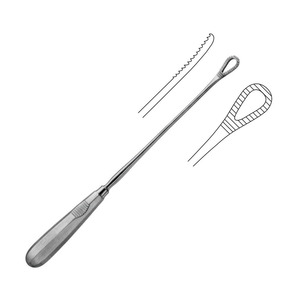 Pastalozza-cureta de acero inoxidable, instrumento quirúrgico de alta calidad, 30 cm - 11 3/4" - Product Image 1