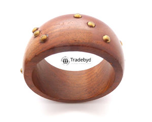 Trendy <b>Wooden</b> Bangles for Modern Women Handcrafted Accessories by Tradebyd - Product Image 3