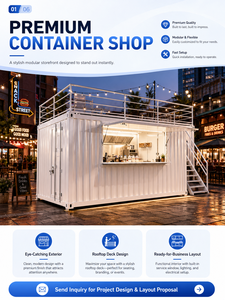 Café-bar en conteneur extensible <span class=keywords><strong>de</strong></span> luxe <span class=keywords><strong>de</strong></span> 20 pieds, boutique en conteneur personnalisée avec mobilier, solution tout-en-un pour boutique/bureau/magasin - Product Image 2