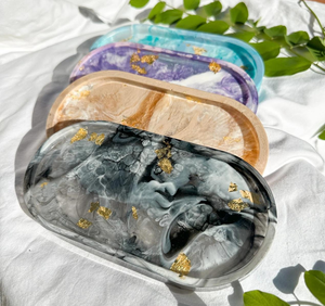 Plateau en résine de qualité supérieure, plateau de service luxueux en résine pour servir le petit-déjeuner, le déjeuner, la vaisselle, les restaurants, les hôtels, la cuisine. - Product Image 2