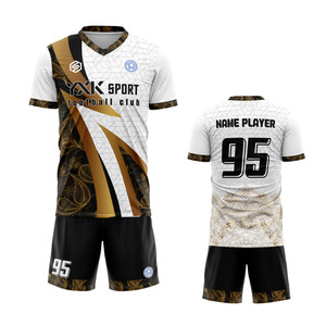 Venta caliente Club de sublimación de fútbol viste uniformes OEM chándal de entrenamiento de fútbol equipo personalizado fútbol americano Jersey - Product Image 4