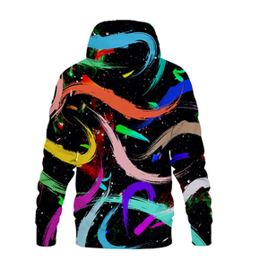 Pulls à capuche personnalisés coupe normale grande taille pour hommes Impression par sublimation en polaire 100% polyester de haute qualité Conception de poche avec logo - Product Image 2