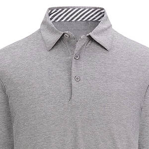 OEM Slim Fit Media manga Verano Atleta Algodón Jersey Moda Letra Patrón para Polo Camisetas Venta al por mayor Ropa de oficina para hombres - Product Image 5