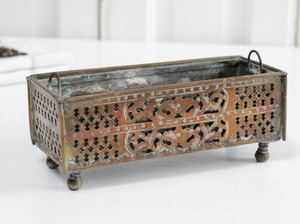 Maceta de Aluminio de Alta Calidad, Pulida y Martillada, Diseño Moderno y Elegante, Decoración de Jardín, Eleva la Estética - Product Image 3