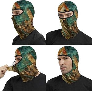 Digital Printing Elastic Full Face Ski <b>Mask</b> Balaclavas Wholesale Helmet Cotton Black Sports Fishing Image - Product Image 3