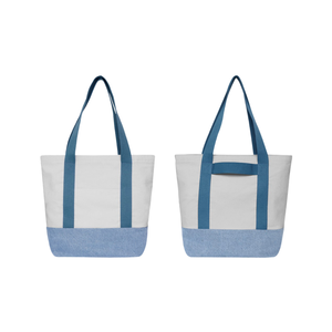 Sac à provisions de plage en toile de coton de haute qualité pour femmes directement en usine avec un quantité minimale de commande bas Nouvelle mode et tissu recyclé pour le voyage - Product Image 4