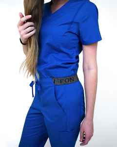 Venta caliente de la fábrica al por mayor de hospital uniforme médico impreso Scrubs tops enfermería Scrubs uniforme precio barato médico Scrubs mujeres - Product Image 3