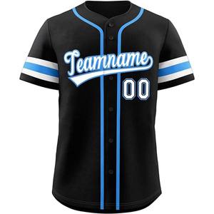 Ropa deportiva de diferentes colores, ropa de béisbol y softbol, camisetas de Jersey, diseño a rayas con nombre de equipo, camisetas transpirables de secado rápido - Product Image 2