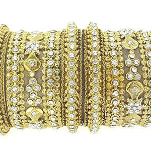 Factory Rates Good Quality Hand Crafted Wedding Chudiyan <b>Sets</b> Women Bridal Bangles Wedding <b>Sets</b> at Low MOQ - Product Image 5