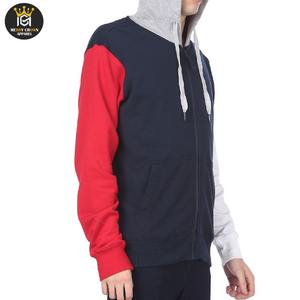 Meilleure vente Pull-over à capuche en coton épais avec fermeture éclair Sweat-shirt à capuche pour hommes avec logo personnalisé Streetwear OEM avec fermeture éclair Sweats à capuche pour hommes - Product Image 2