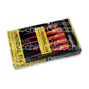 Ensemble de 5 tournevis isolés 1000 volts VDE, boîte en carton, contient des tournevis de 3,0x0,5x100 mm et 4,0x0,8x100 mm - Product Image 1