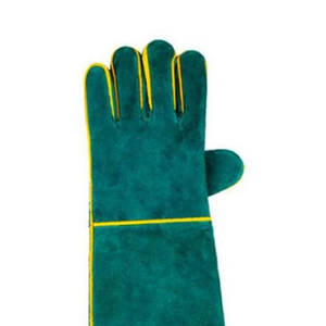Gants de soudage longs de qualité supérieure Gants de sécurité en cuir de vachette ignifuges Gants de soudage en cuir - Product Image 6