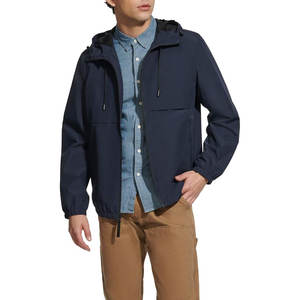 Vestes coupe-vent en toile tactique légères imperméables à capuche pour hommes, de haute qualité, motif de lettres personnalisé, veste de pêche, veste de pluie - Product Image 2