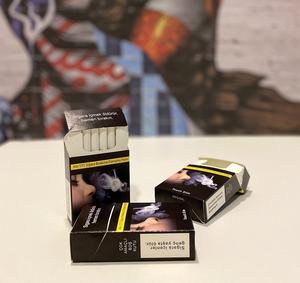 Boîte à cigarettes portable de luxe en carton, étui à tabac personnalisé avec tiroir en papier, emballage rigide de poche haut de gamme, réutilisable et écologique, 20 unités - Product Image 1