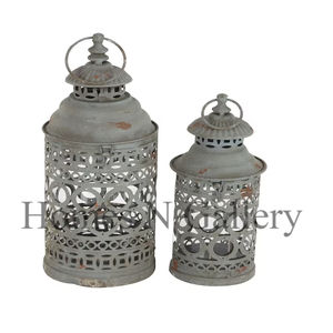 Handmade <b>Antique</b> Design Rustic Finishing Tabletop Hanging Metal Iron Lantern <b>Lamps</b> at Cheap Price From Indian Manufacturers - Product Image 3