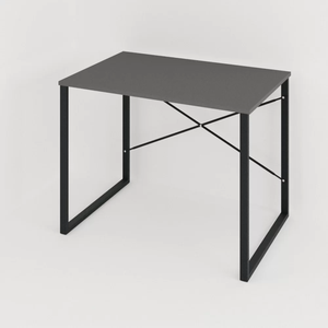 Bureau d'ordinateur en métal, table de bureau à domicile, table d'étude et d'écriture, poste de travail minimaliste - Product Image 3