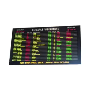 Превосходный долговечный информационный дисплей для автобусного терминала, настройка, удобный дисплей для пассажиров