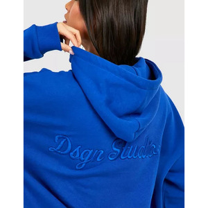Fabricant pakistanais sweats à capuche brodés pour femmes qualité supérieure meilleur style pull-over sweats à capuche brodés pour femmes à vendre - Product Image 3