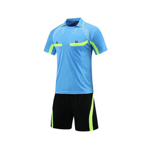 Uniformes de fútbol personalizados unisex para adultos al por mayor, servicio OEM, uniformes sin mangas transpirables de secado rápido con cuello en V de poliéster alto - Product Image 2