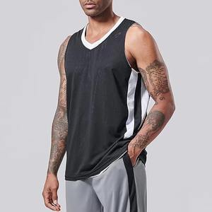 Camisetas de Baloncesto Unisex Personalizadas de Alta Calidad, Transpirables, 100% Poliéster, Sin Mangas, Diseño Más Reciente al por Mayor - Product Image 2