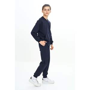 Conjunto de chándal de manga larga con cuello en V para niño de dos cuerdas con cremallera para aventuras activas - Product Image 1