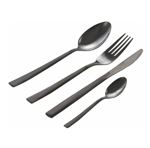 Precio al por mayor, cantidades a granel, vajilla de acero con espejo, cuchara, 4 piezas, logotipo de Color personalizado, cuchara de boda de hotel de lujo - Product Image 6