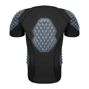 Men's Custom Design Rugby Padded Compression <b>Shirt</b> 4 Way Stretch Digital Sublimation Printing Set - Product Image 2