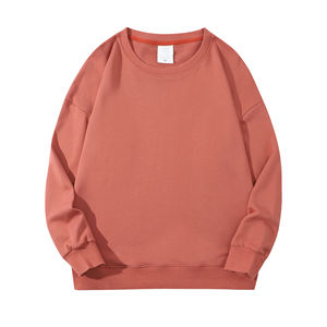 Personnalisé 100% français éponge coton sweat ras du cou surdimensionné goutte épaule pull pull blanc hommes à capuche et sweat-shirts - Product Image 2