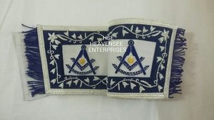 ฟรีเมสันแขนเสื้อปักมือเครื่องราชกกุธภัณฑ์ - Product Image 2