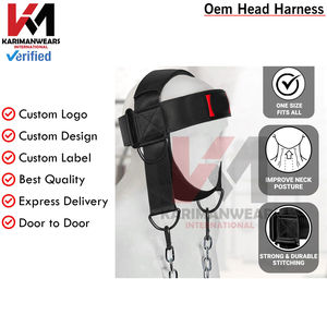 Neck Exerciser Strengthener <b>Trainer</b> Adjustable Head Chin Strap Portable Head Harness <b>Weight</b> Lifting Home Gym Use Neck Strength - Product Image 5