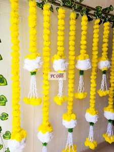 Nouveauté 2025 Designer Fleur Artificielle Suspendue Belle Rose et Jasmin Travail Tentures pour La Maison, Hldi, Mehndi, Décor - Product Image 3