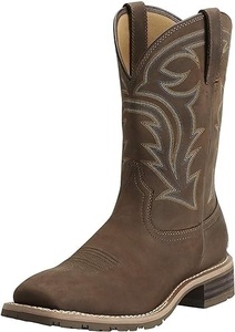 Cuero auténtico al por mayor Diseño Popular vintage cuero genuino marrón botas de vaquero Hombre botas de montar occidentales - Product Image 4