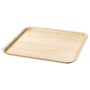 Bandeja de Madera Natural Hecha a Mano para Servir Té, Café, Desayuno, Aperitivos, Vajilla Decorativa para Cocina, Disponible en Worldwide Supply - Product Image 1