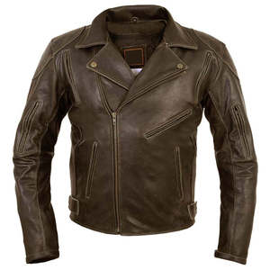 Blouson de moto unisexe en cuir épais coupe-vent 2026 – Veste professionnelle pour motard, personnalisable OEM/ODM, toutes saisons - Product Image 2