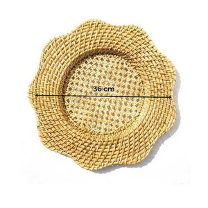 Manteles Individuales Cuadrados de Ratán de Estilo Bohemio Decorativos, Hechos a Mano, Sostenibles, Ligeros, Diseños Personalizados para Bodas - Product Image 4