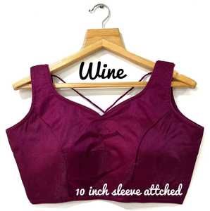 Blusa moderna de SEDA MILAN con estilo original con cuello en V Versátil para Saree Lahenga Summer Formal para todas las ocasiones - Product Image 6