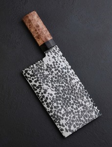 Couperet de chef abordable fait à la main en acier inoxydable gravure sur lame avec manche en résine couteau de couperet pour cuisine légumes et viande - Product Image 2