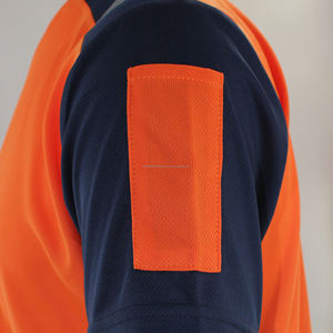 T-shirts de sécurité personnalisés avec logo imprimé pour hommes, tissu tricoté réfléchissant haute visibilité, style formel - Fabriqué au Pakistan - Product Image 5
