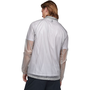 Men's Waterproof Windbreaker Jacket Lightweight Half Zip Transparent Thin Outdoor Sports Running Windproof Coat Wholesale - Product Image 3